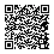 QR-code voor telefoonnummer +18478860032