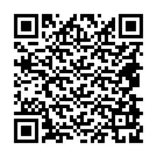 QR-koodi puhelinnumerolle +18478929172