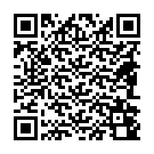 QR kód a telefonszámhoz +18482040509