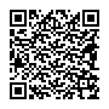 QR код за телефонен номер +18482174120