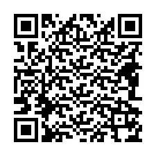 QR код за телефонен номер +18482174202