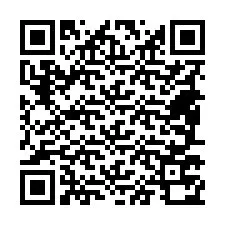 QR-код для номера телефона +18487770337