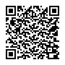 Codice QR per il numero di telefono +18502000018