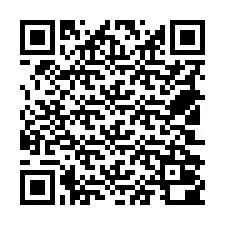 Codice QR per il numero di telefono +18502000263