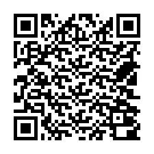 QR-code voor telefoonnummer +18502000377