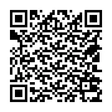 QR kód a telefonszámhoz +18502035952