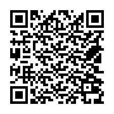 QR-koodi puhelinnumerolle +18502039367