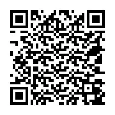 QR-koodi puhelinnumerolle +18503047090