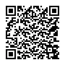 QR kód a telefonszámhoz +18503047440