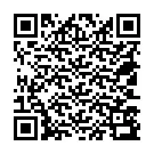 QR-code voor telefoonnummer +18503593190