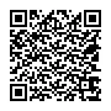 QR kód a telefonszámhoz +18503677864