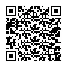 Kode QR untuk nomor Telepon +18503745136