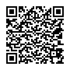 Kode QR untuk nomor Telepon +18503874808