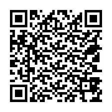 QR-код для номера телефона +18503874860