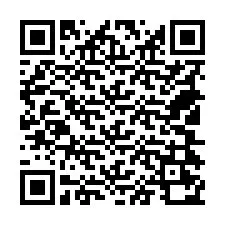 QR-koodi puhelinnumerolle +18504270035