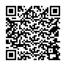 Código QR para número de telefone +18505492982