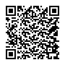 QR-Code für Telefonnummer +18505839231