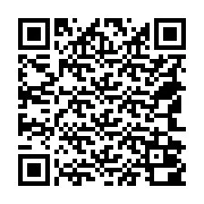 QR kód a telefonszámhoz +18542000000