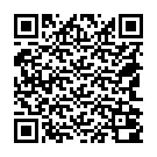 QR Code pour le numéro de téléphone +18542000010