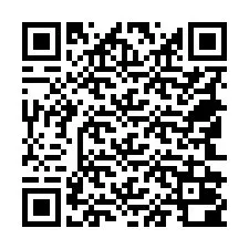 QR Code สำหรับหมายเลขโทรศัพท์ +18542000018