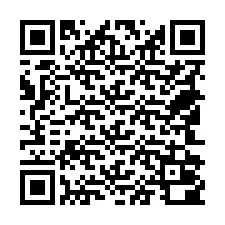 Código QR para número de telefone +18542000019