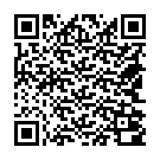 QR Code สำหรับหมายเลขโทรศัพท์ +18542000036