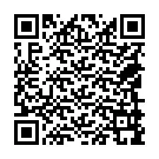 QR-code voor telefoonnummer +18549999459