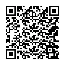 QR kód a telefonszámhoz +18562263645