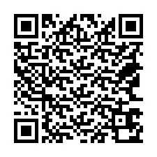 Codice QR per il numero di telefono +18563670029