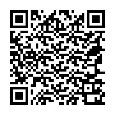 QR-koodi puhelinnumerolle +18567120304