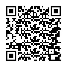 QR kód a telefonszámhoz +18567200574