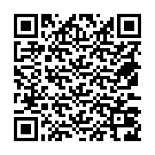 QR-code voor telefoonnummer +18573026142