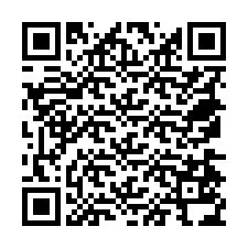 QR код за телефонен номер +18574534118