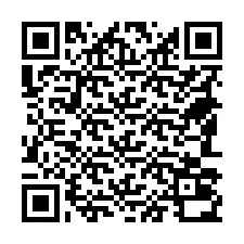 Codice QR per il numero di telefono +18583030302