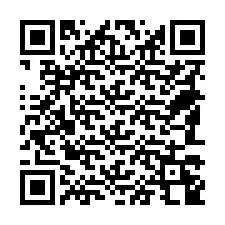 Código QR para número de teléfono +18583248001