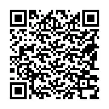 QR код за телефонен номер +18583338362