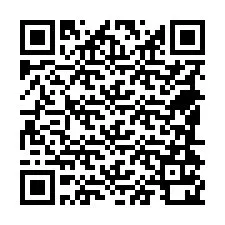 QR код за телефонен номер +18584120172