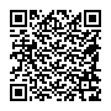 QR-code voor telefoonnummer +18584326582