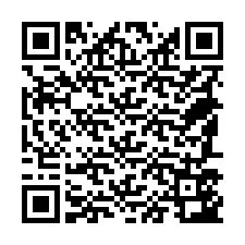 QR код за телефонен номер +18587543211