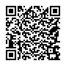 QR-Code für Telefonnummer +18587691135