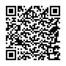 QR Code สำหรับหมายเลขโทรศัพท์ +18587770056