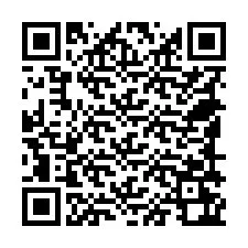 QR-kood telefoninumbri jaoks +18589262384