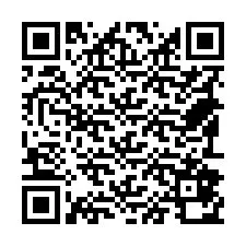 Codice QR per il numero di telefono +18592870947