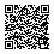 QR-Code für Telefonnummer +18592870996