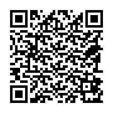 電話番号のQRコード +18592871019