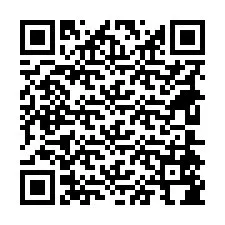 QR kód a telefonszámhoz +18604584840