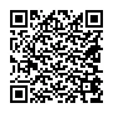 Código QR para número de telefone +18605476039