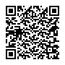 Código QR para número de teléfono +18607025000