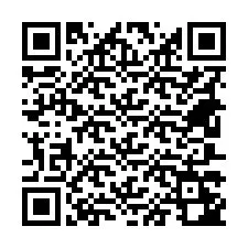 QR-koodi puhelinnumerolle +18607242443