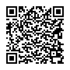 Código QR para número de teléfono +18628038450